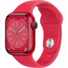 SmartWatch Apple Serie 8 GPS 45mm Case e Cinturino Rosso