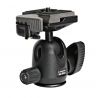 Manfrotto Foto Testa sfera mini nera con attacco rapido RC2 con frizione 494RC2