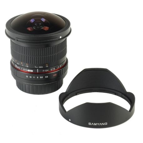 Obiettivo Samyang AE 8mm f/3.5 Fish-eye CS II x Nikon