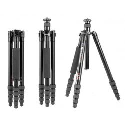 Triopo KIT Treppiedi MT-3232 + Testa B-4 + Tracolla AC-86-1 Tripod Treppiede Cavalletto lega di magnesio alluminio 4 sezioni