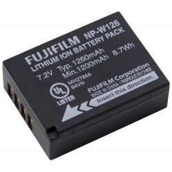 Fuji Fujifilm NP-W126 Batteria Originale x X-Pro1 X-T1 X-T10 X-E2 X-E1 X-M1 X-A2 X-A1 HS50EXR HS30EXR HS33EXR