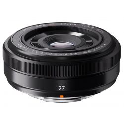Obiettivo FUJINON XF27mm F2.8 Pancake 27mm Nero per Fujifilm