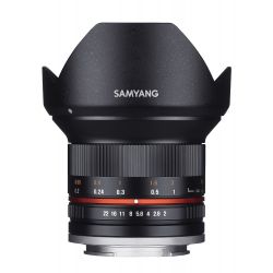 Obiettivo Samyang 12mm f/2.0 NCS CS Nero x Micro Quattro Terzi Lens