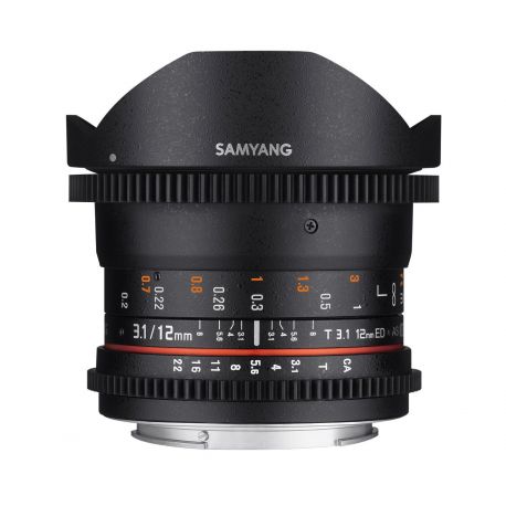 Obiettivo Samyang 12mm T3.1 VDSLR ED AS NCS Fisheye x Fuji Fujifilm X Lens