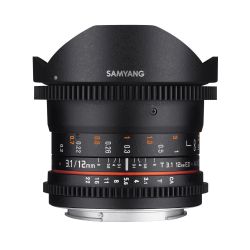 Obiettivo Samyang 12mm T3.1 VDSLR ED AS NCS Fisheye x Nikon Lens