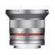 Obiettivo Samyang 12mm F2,0 NCS CS ASP x Canon EOS M Argento