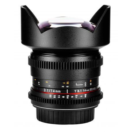 Obiettivo Samyang 14mm T3.1 ED AS IF UMC VDSLR Video per Pentax