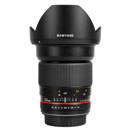 Obiettivo Samyang 24mm f/1,4 ED AS UMC per fotocamere Pentax