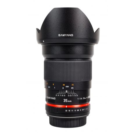Obiettivo Samyang AE 35mm f/1.4 AS UMC per Canon