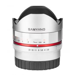 Obiettivo Samyang 8mm f/2.8 UMC Fish-eye x Sony E Argento