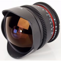 Obiettivo Samyang 8mm T3.8 Fish-eye x Nikon VDSLR Video