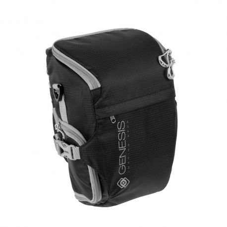 Genesis Rover toploader TAGLIA S Borsa Custodia Fondina Bag Nero