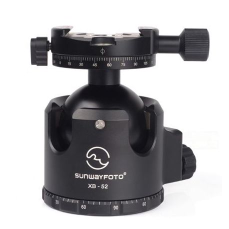 Sunwayfoto XB-52DDHi Testa per treppiedi con Panning Clamp DDH-03Ni