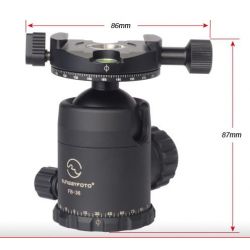 Sunwayfoto FB-36DDHi testa per treppiedi con Panning Clamp DDH-02i