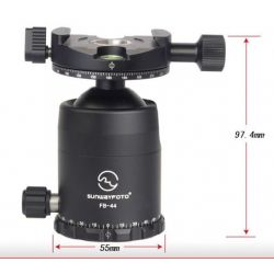 Sunwayfoto FB-44DDHi Testa per treppiedi con Panning Clamp DDH-02i