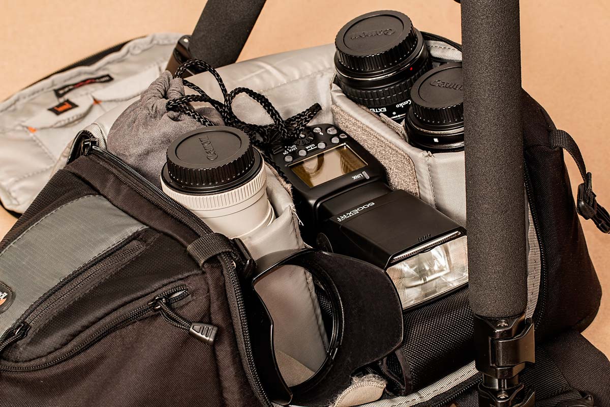 accessori fotografia: la borsa fotografica