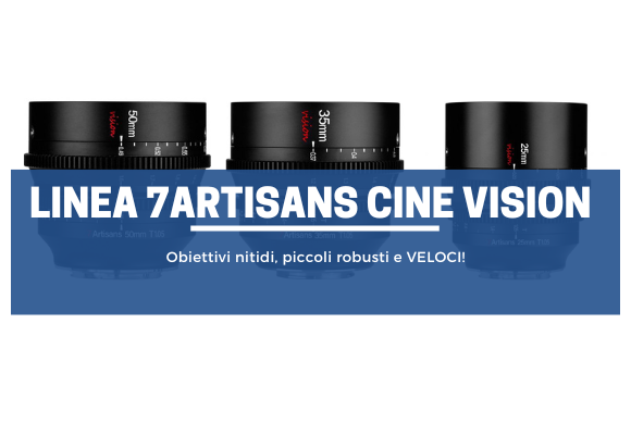 7Artisans VISION CINE: tre nuovi obiettivi 